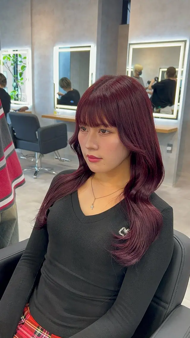 ロング カラー ヘアアレンジ ヘアカラー トリートメント ブリーチなしの達人 🌈KAITOのヘアスタイル