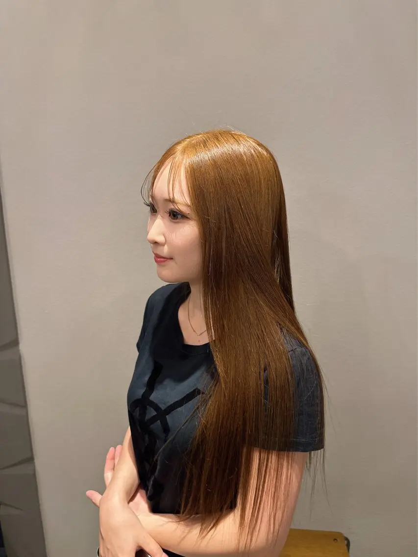 ロング カット トリートメント 艶カラー/カット/ あゆみ🎀のヘアスタイル