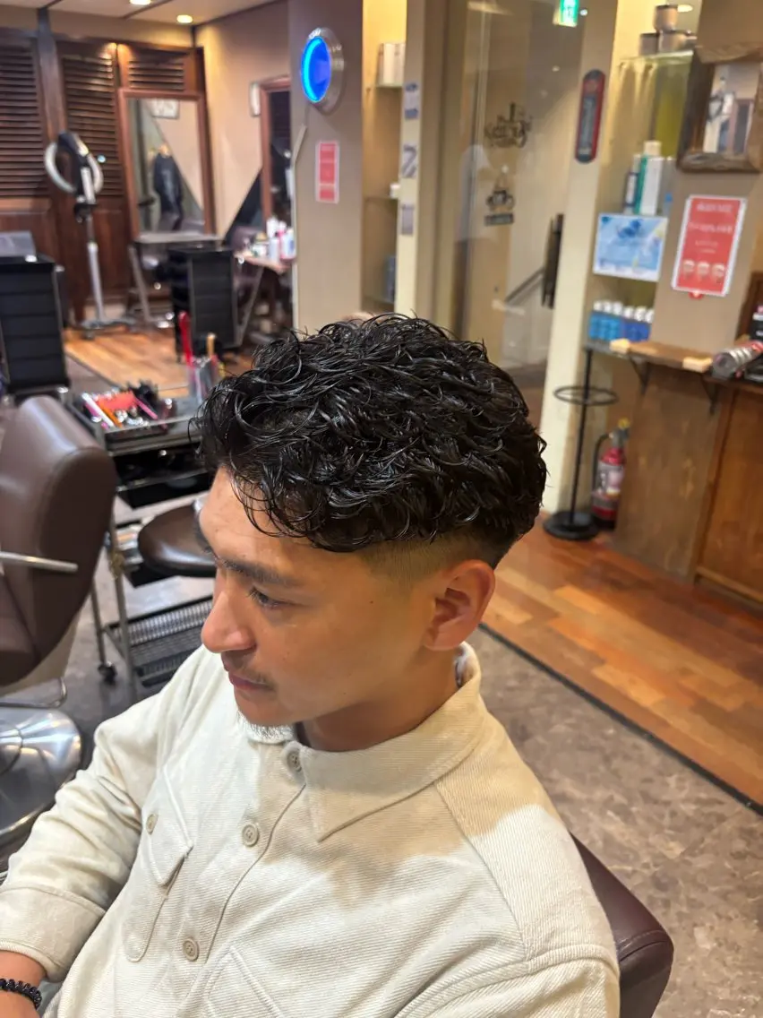 ミディアム カット パーマ 💈LGC💈 SANAのヘアスタイル