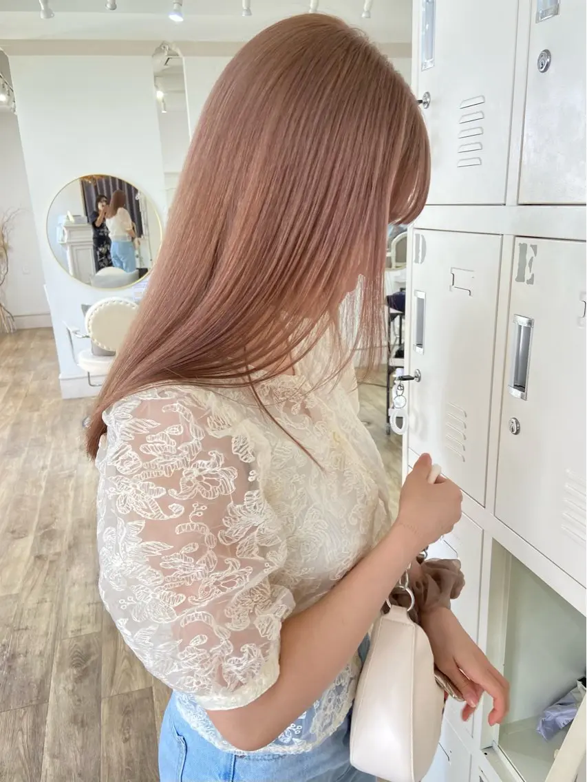 ロング ヘアカラー chika °ʚ🎀ɞ°.のヘアスタイル