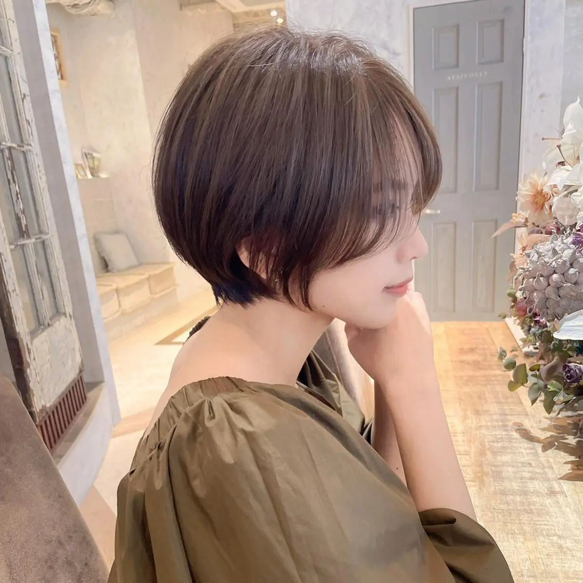 ✨まとまる！！ショート、ショートボブ✨髪質改善トリートメント付き💓必ず詳細をお読みください🙇の写真