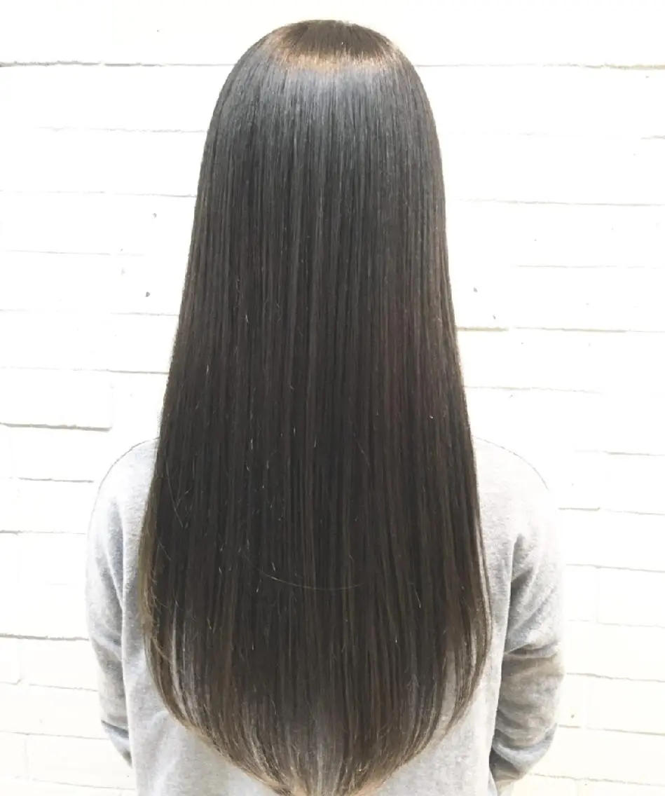 ✨縮毛矯正+ケアトリートメント+炭酸スパ（カット無し）の写真