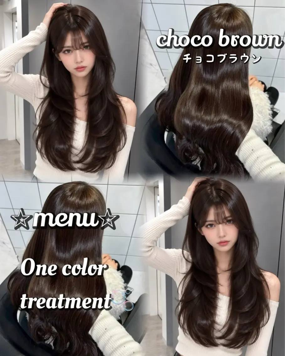 ロング ヘアカラー トリートメント 透明感🤍×髪質改善 🫧Kaitoのヘアスタイル