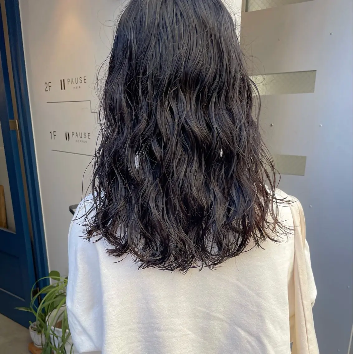 ロング カット パーマ メイ🩰 梅田/ヘアセットのヘアスタイル