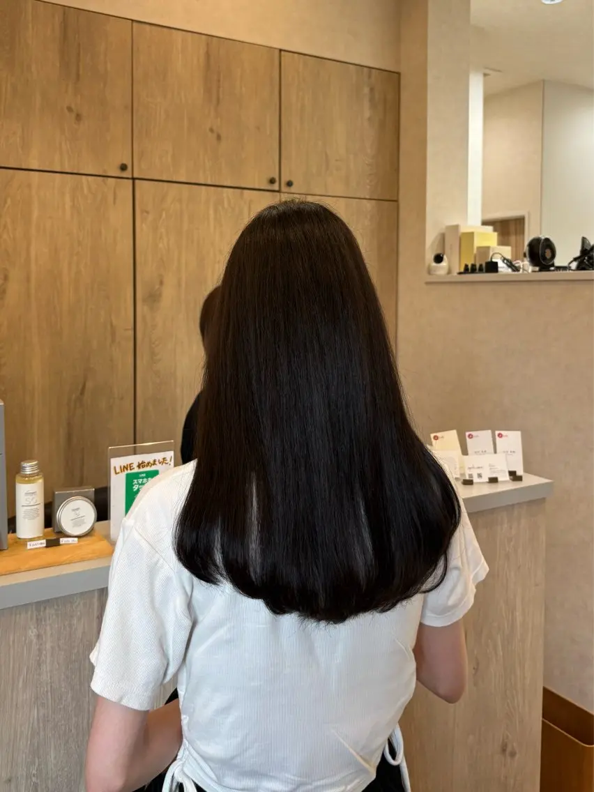 ミディアム カラー カット ヘアカラー ナチュ盛れヘア🌿 ｍｏｅのヘアスタイル