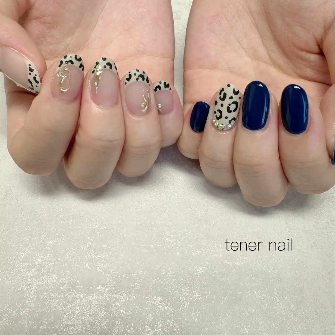 ネイル アニマル柄 ハンドネイル テネルネイル tener nailのネイルデザイン