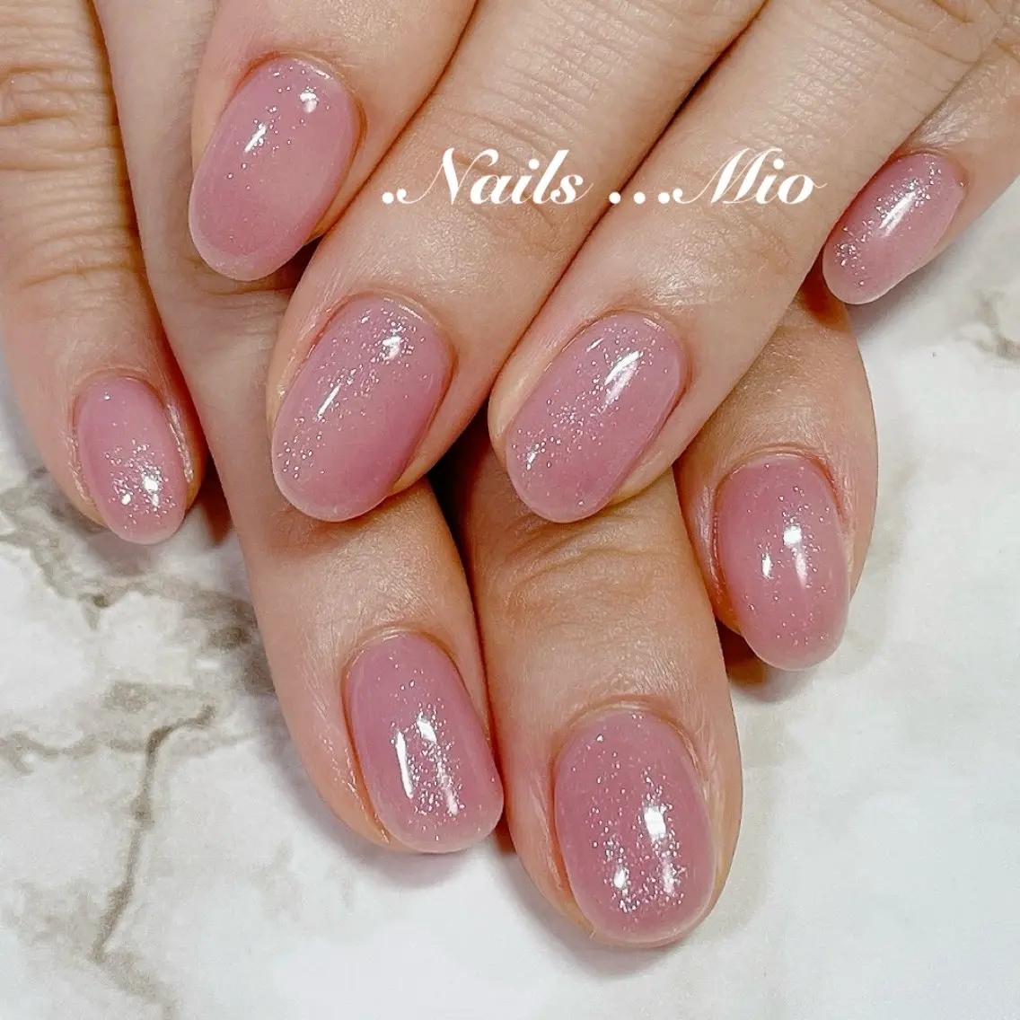 ネイル ジェルネイル ワンカラーネイル .Nails Mio 赤羽西ネイルサロンのネイルデザイン