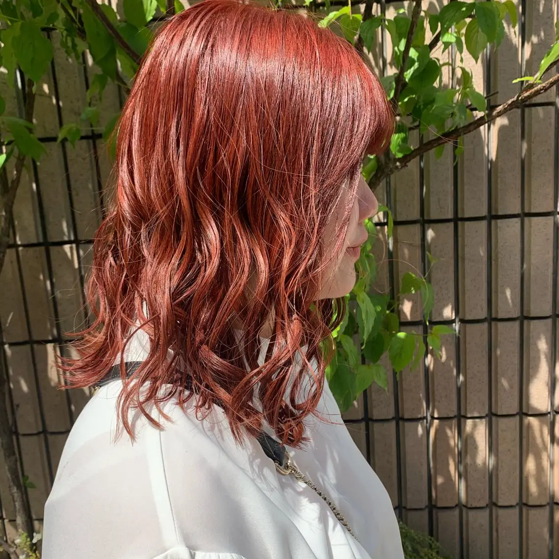 セミロング カラー ヘアアレンジ サナ🌱 切りっぱなしボブのヘアスタイル