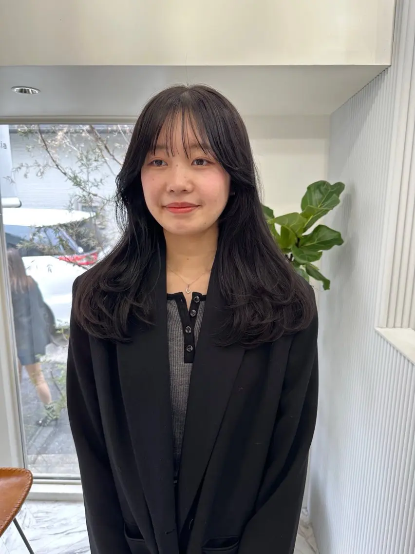 ロング カラー ブリーチ ディープラベンダー ハイトーンカラー ラベンダーカラー ブリーチなしカラー カット ヘアカラー トリートメント REINA☁️透明感 カラー/ぷつっと♡のヘアスタイル