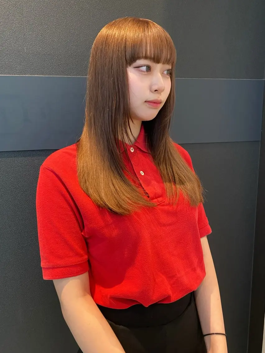 ロング カラー カット ヘアカラー トリートメント mai / linoah˚✧のヘアスタイル