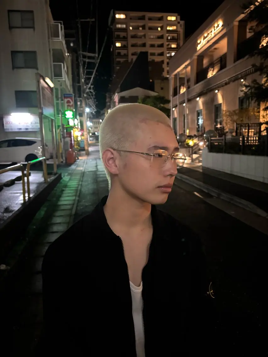 カラー ブリーチ ケアブリーチ イルミナカラー 髪質改善 中村 岳のヘアスタイル