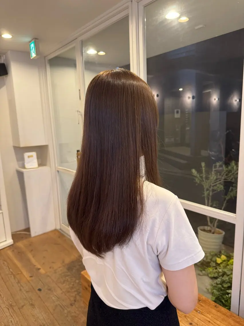 カラー ベージュカラー 【YARD.】橋本 稀乃のヘアスタイル