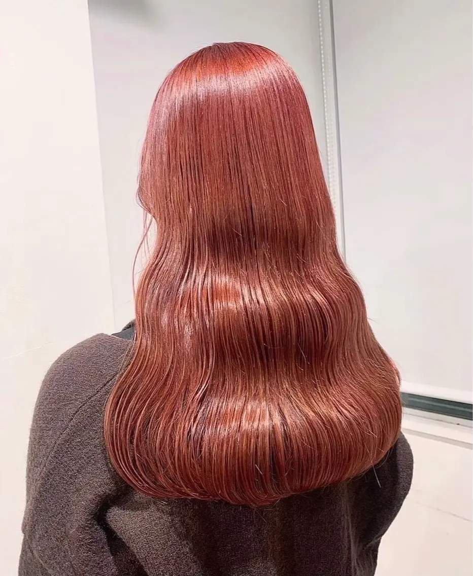カラー ブリーチ ケアブリーチ カット ヘアカラー 🎀ツヤ髪✖︎ 暖色🎀RYUKAのヘアスタイル