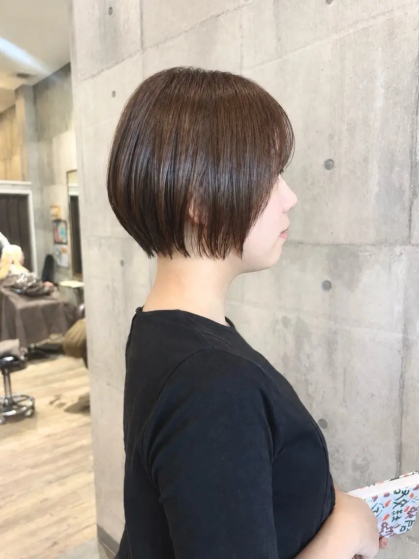 ♡ 人気🥈♡ 透明感カラー + カット +髪質改善ケアの写真