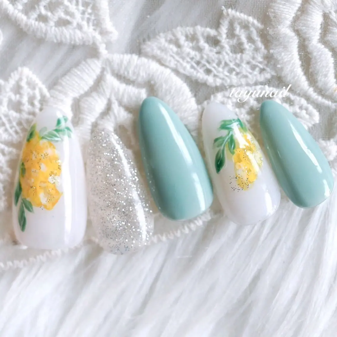 ネイル アートネイル ジェルネイル パラジェル ハンドネイル ネイルサロン 【たゆnail】のネイルデザイン
