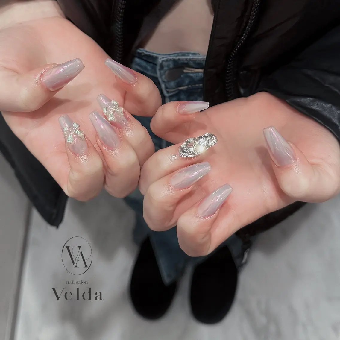 ネイル オーロラネイル 💎Rina💎 プライベートサロン✨のネイルデザイン