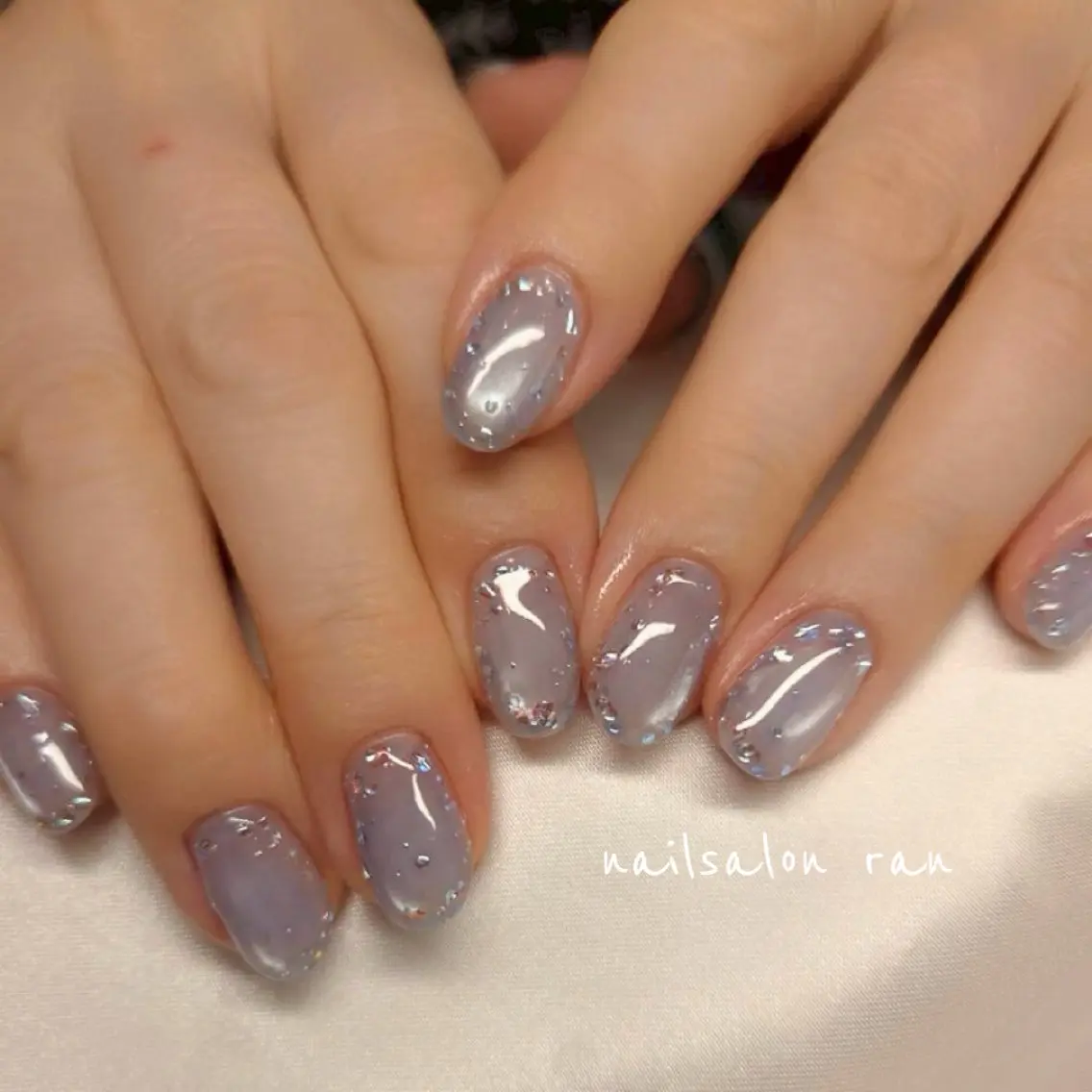 ネイル アートネイル マグネットネイル nailsalon ranのネイルデザイン