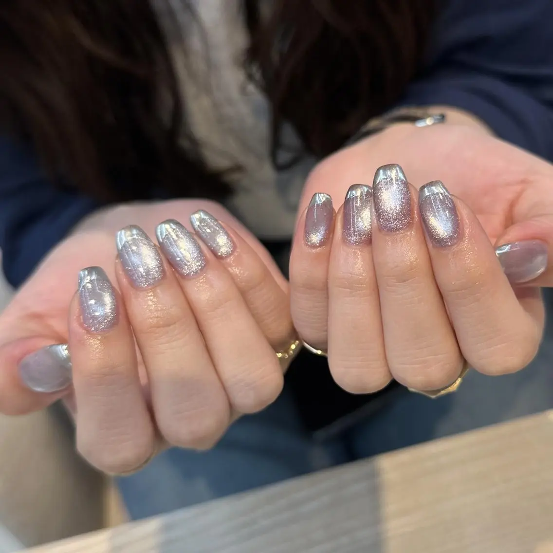 ネイル マグネットネイル ハンドネイル yuri.k★ DEE babyのネイルデザイン
