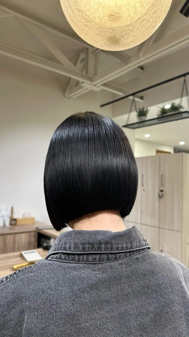 ショート ボブ カット トリートメント 似合わせツヤカラー 【yate'】ユウナのヘアスタイル