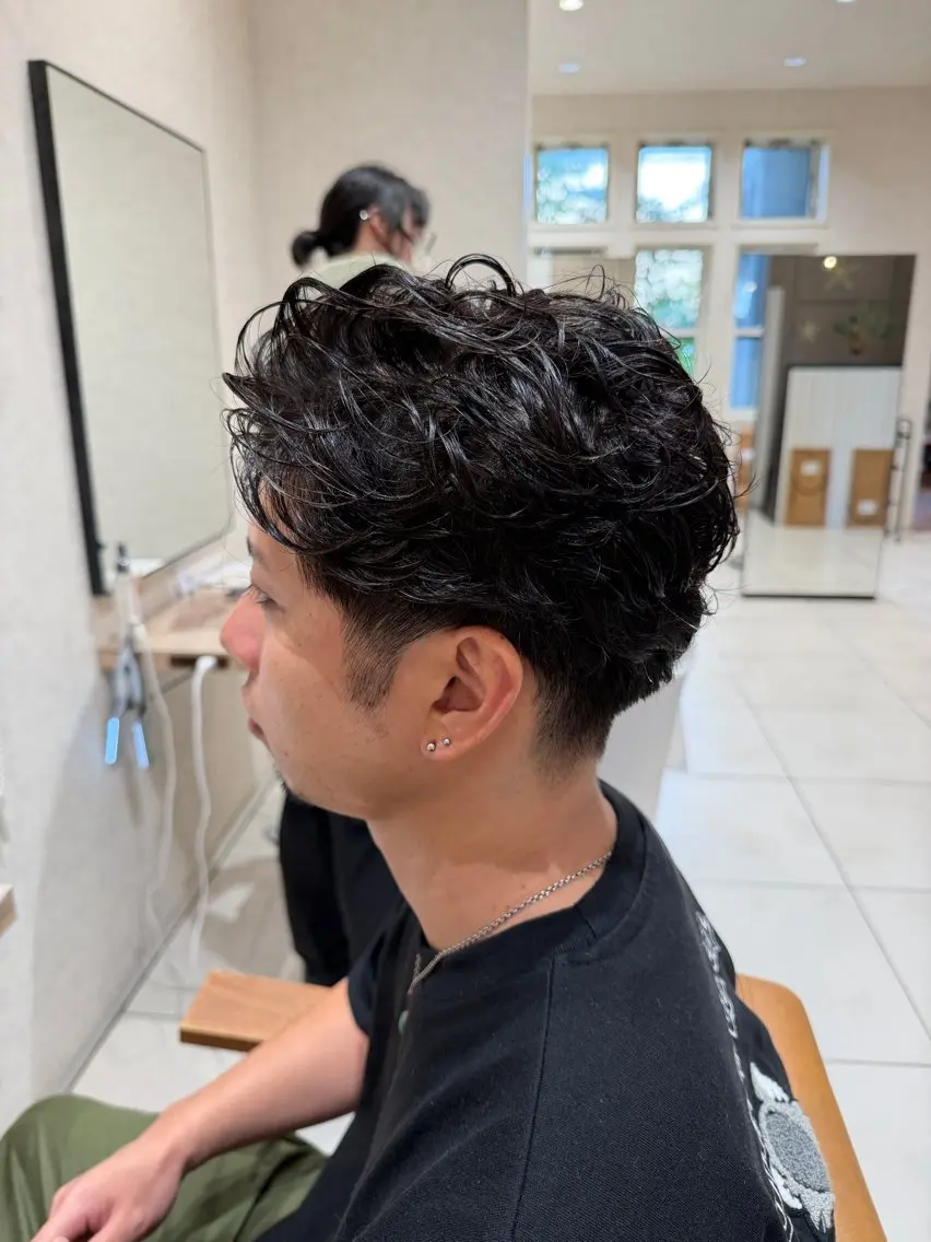 メンズ カット パーマ メンズ特化🔥垢抜け 美容師🔥たけしのヘアスタイル