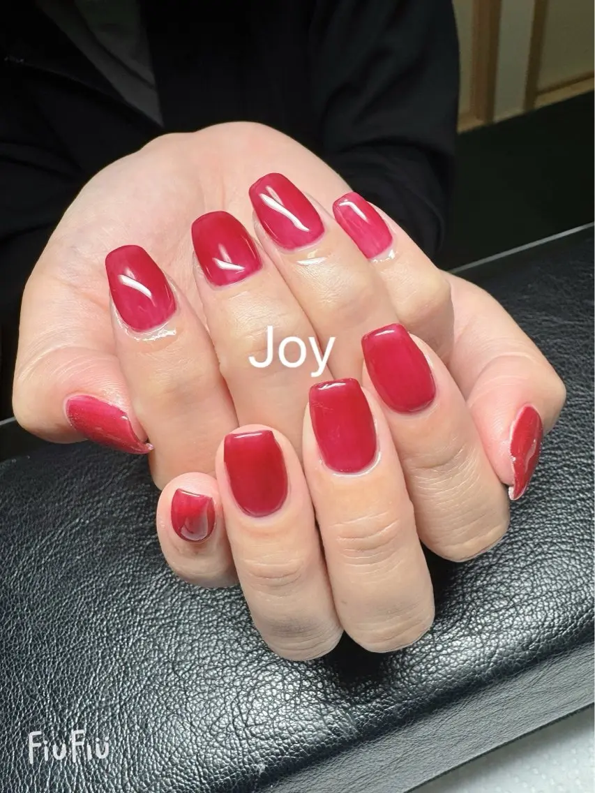 ネイル ジェルネイル ワンカラーネイル シンプルネイル Nail Salon JOYのネイルデザイン