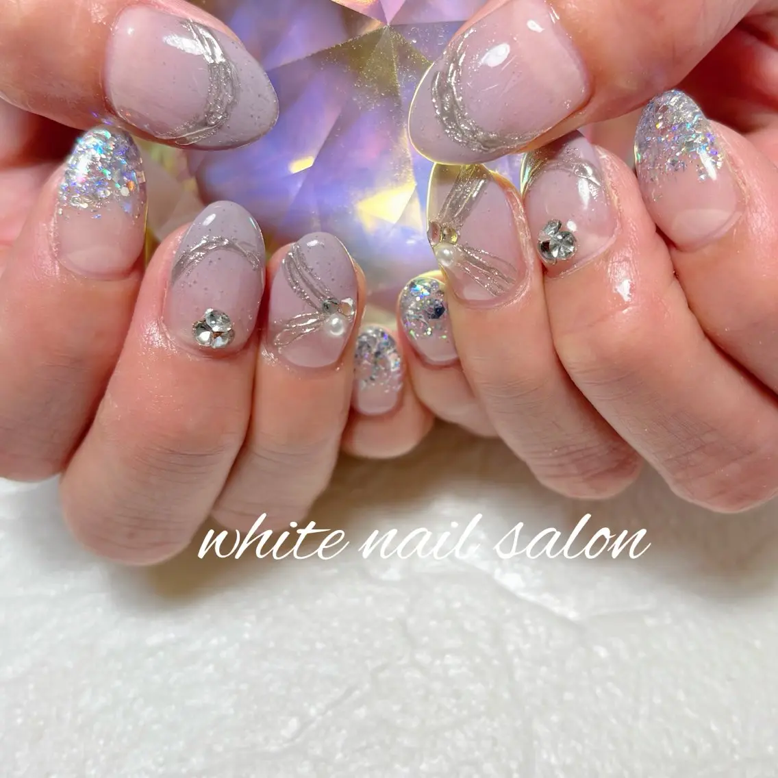 ネイル フットネイル ハンドネイル white nail salonのネイルデザイン