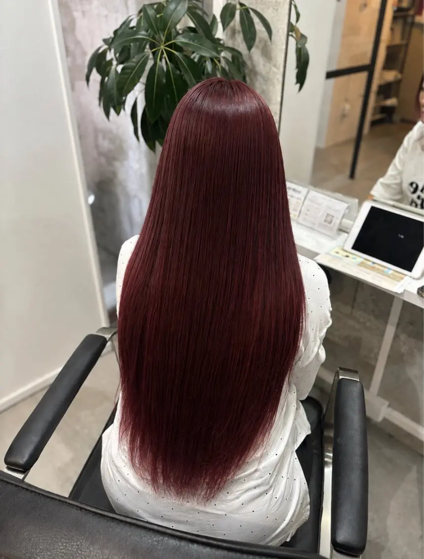 ロング カラー ヘアカラー ふうか 天六/天満/中崎町のヘアスタイル