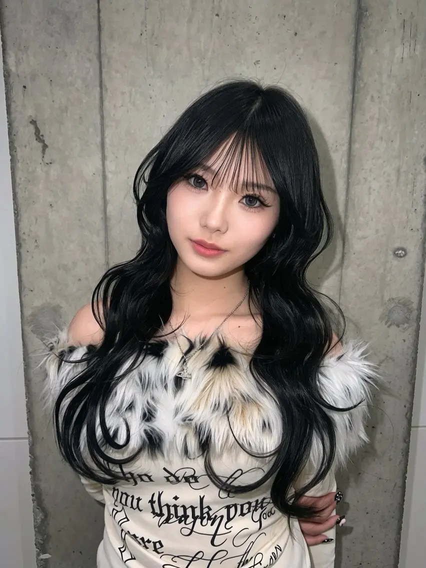 ロング Mimi♡/透明感 /ワンホンレイヤーのヘアスタイル