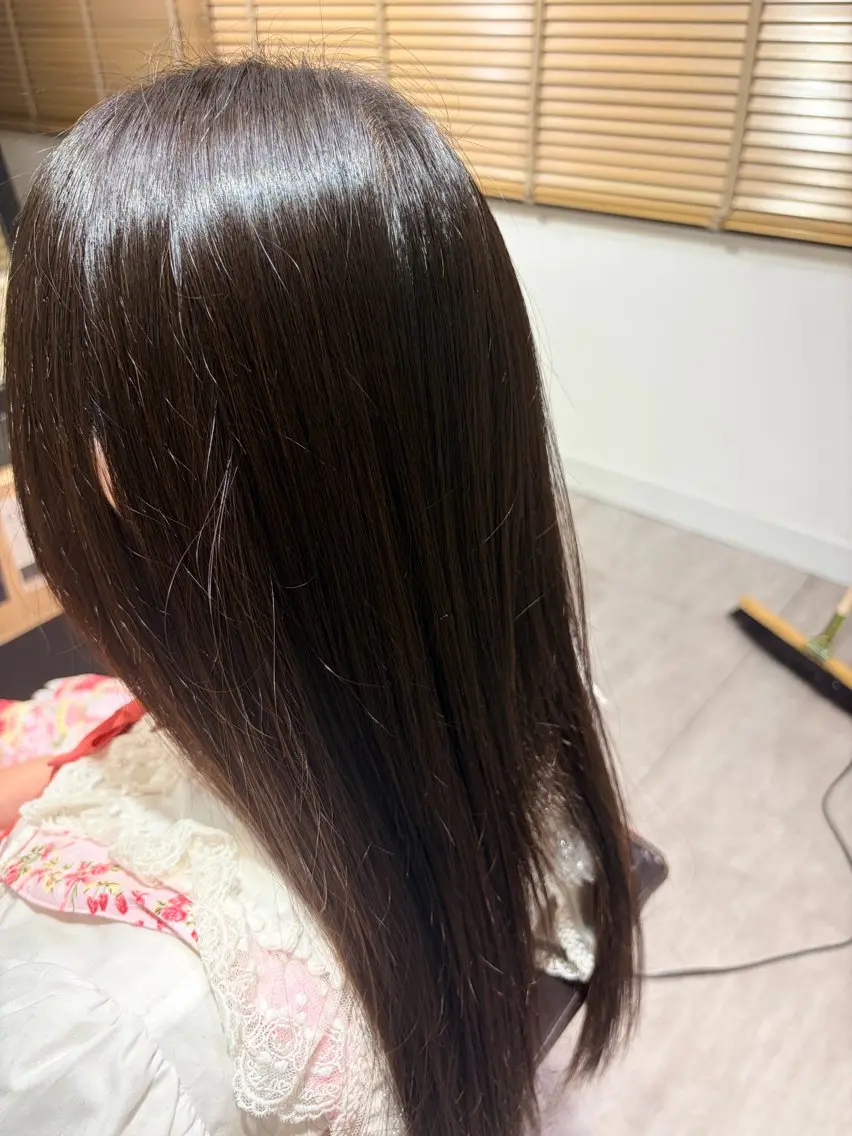 ロング 縮毛矯正 茂呂 俊吾のヘアスタイル