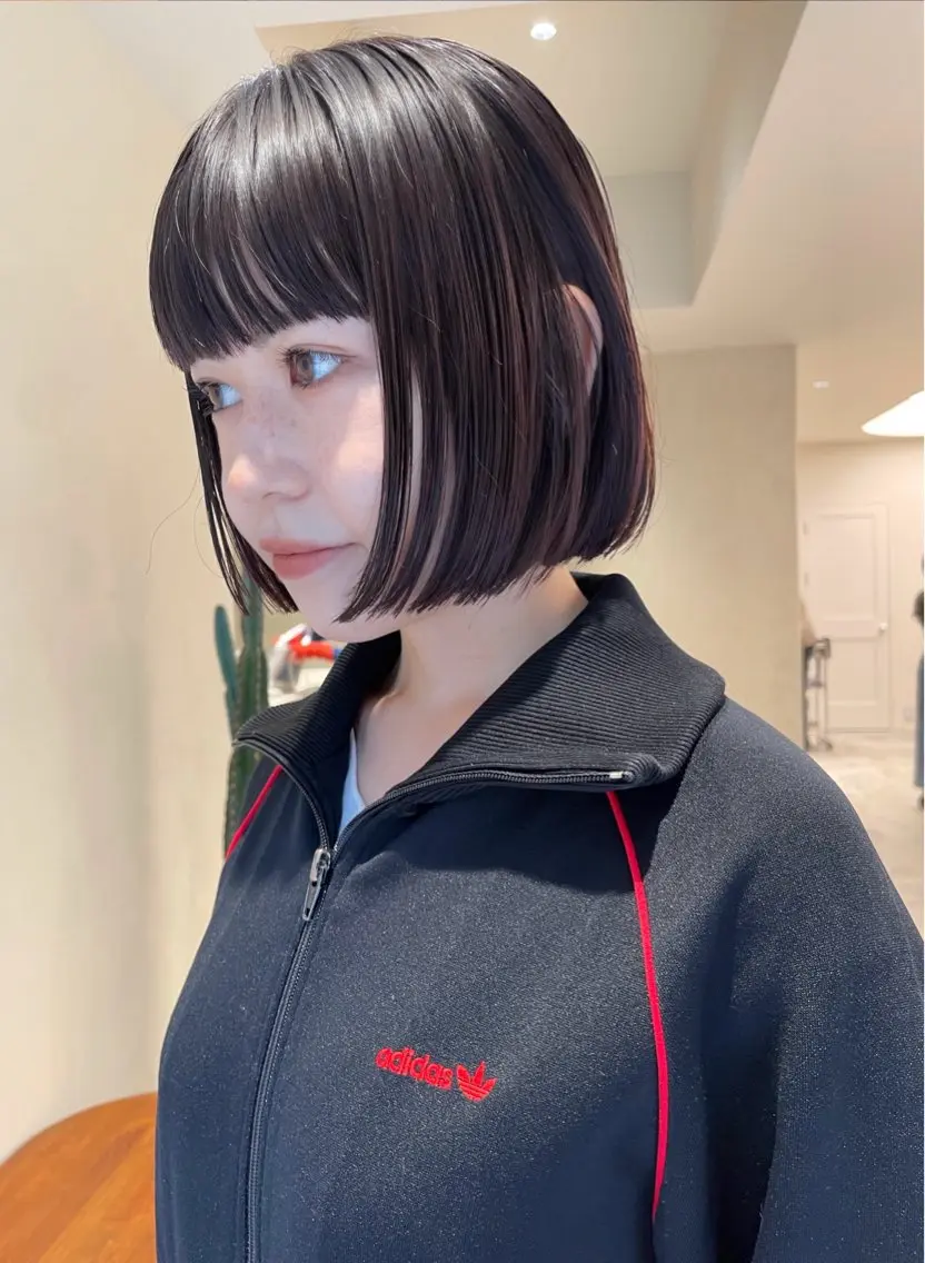 前髪cutの写真