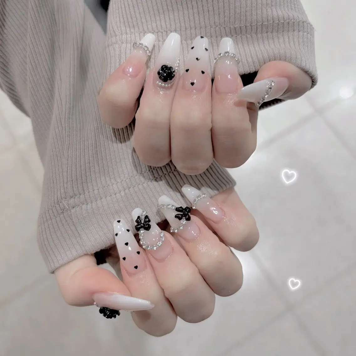 オフあり❤︎長さだし10本❤︎アート150分🎀《ミニモ限定❕大きいパーツ1つ無料🌟》の写真