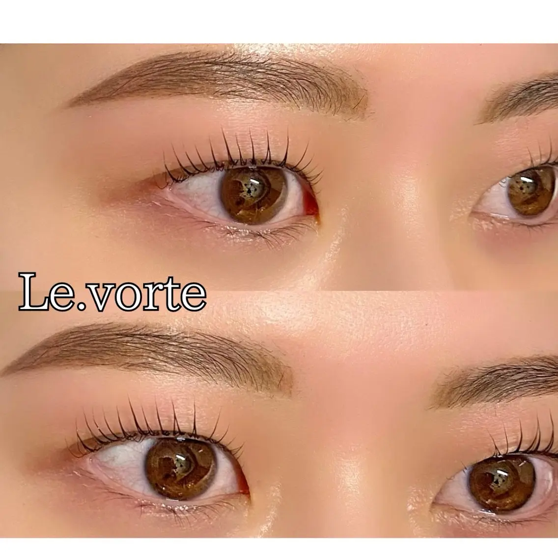 マツエク・マツパ パリジェンヌラッシュリフト Le.vorte /nao店長のマツエク・マツパデザイン