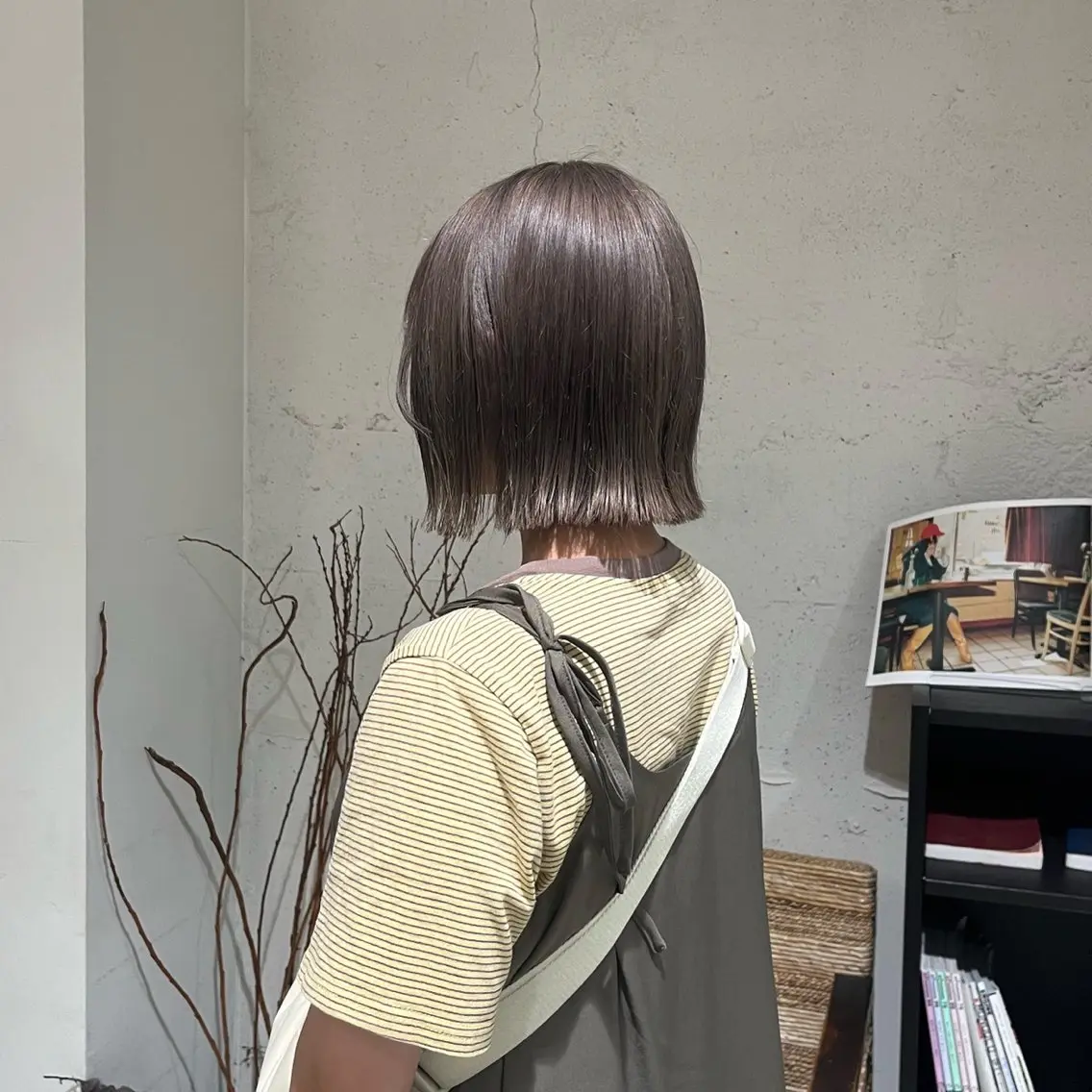 ミディアム かわい りほのヘアスタイル