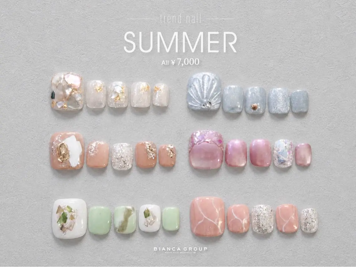 フット【オフあり】季節限定デザインAll¥7000🌺【大宮/パラジェル登録店】の写真