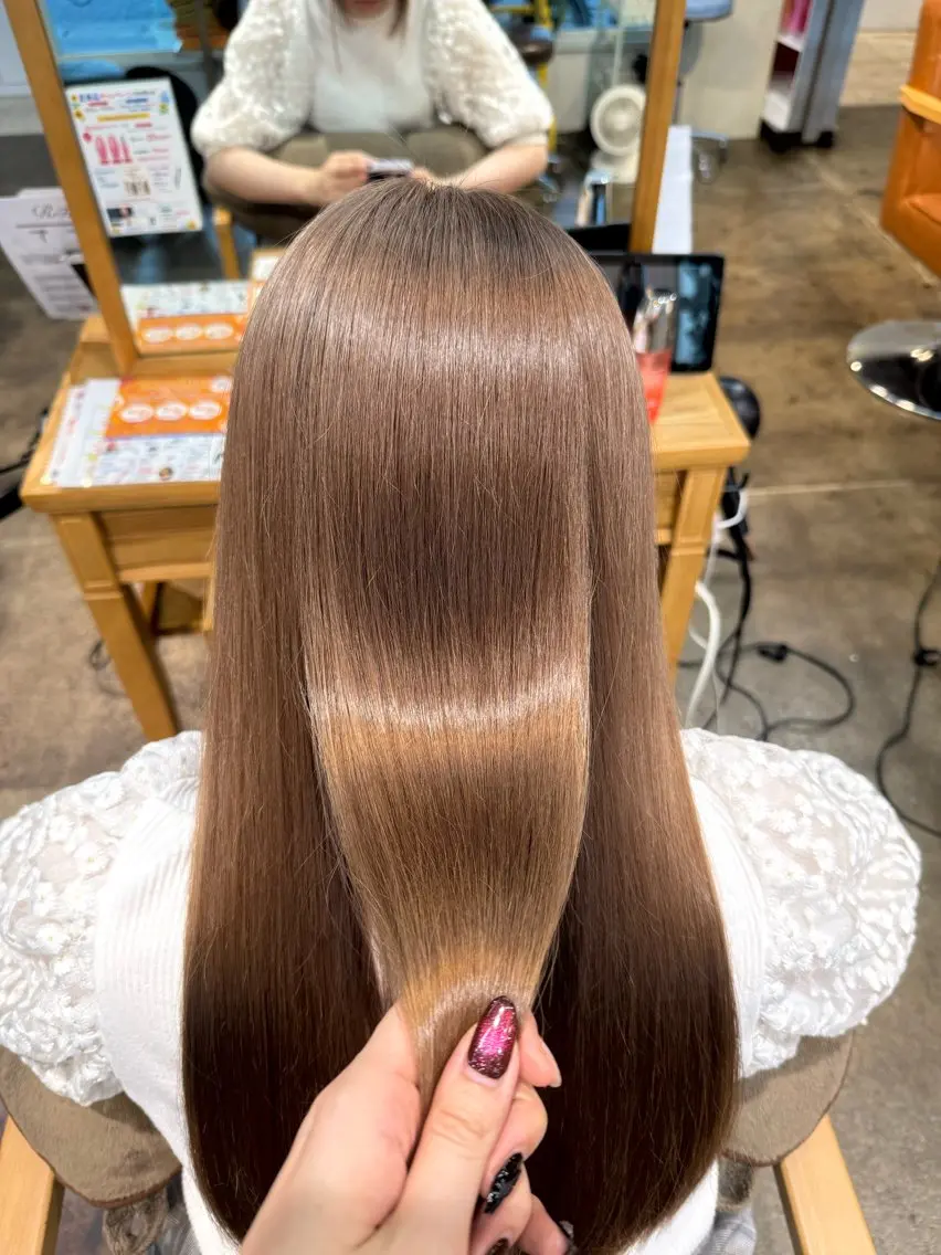 ロング トリートメント 後藤 実咲のヘアスタイル