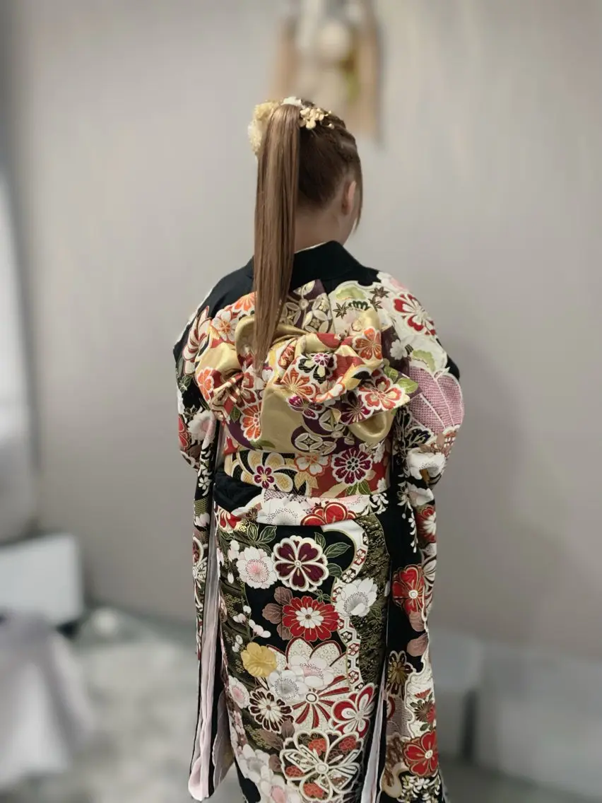 着付け 中川 沙里のヘアスタイル