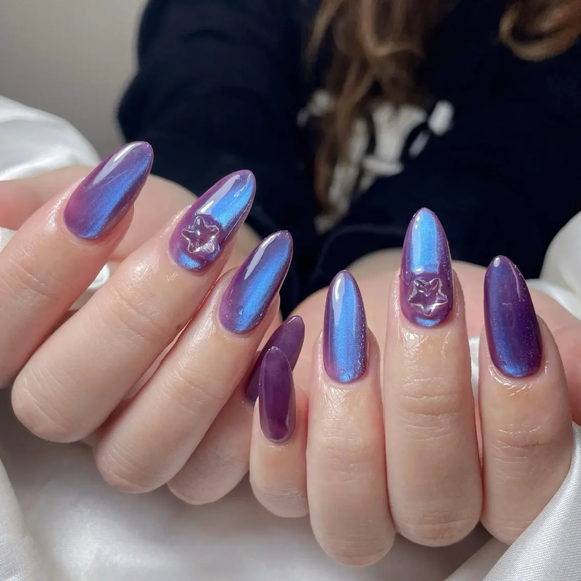 ネイル ブラウン チークネイル 桜ネイル 長さ出し フットネイル ハンドネイル XIINH NAIL SALONのネイルデザイン