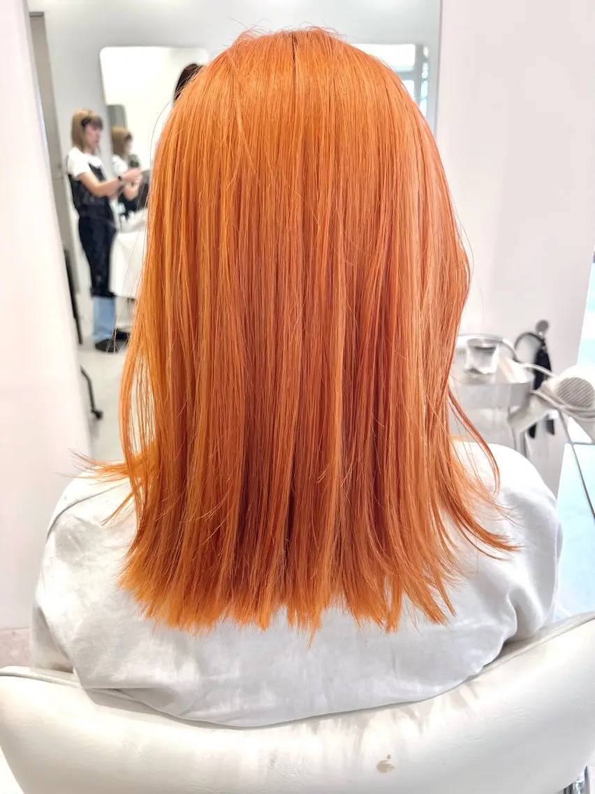 ミディアム カラー カット ヘアカラー Lyuck ⋆✦ HIROMIのヘアスタイル