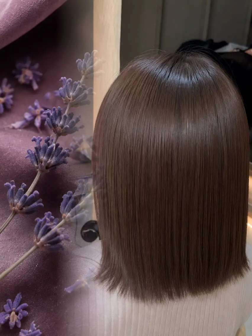 ミディアム カラー ヘアカラー ULTIST公認🌈 透明感カラー/アイリのヘアスタイル