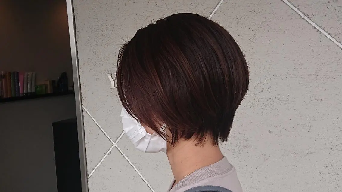 ショート カラー ボブ 片浦 常翔のヘアスタイル