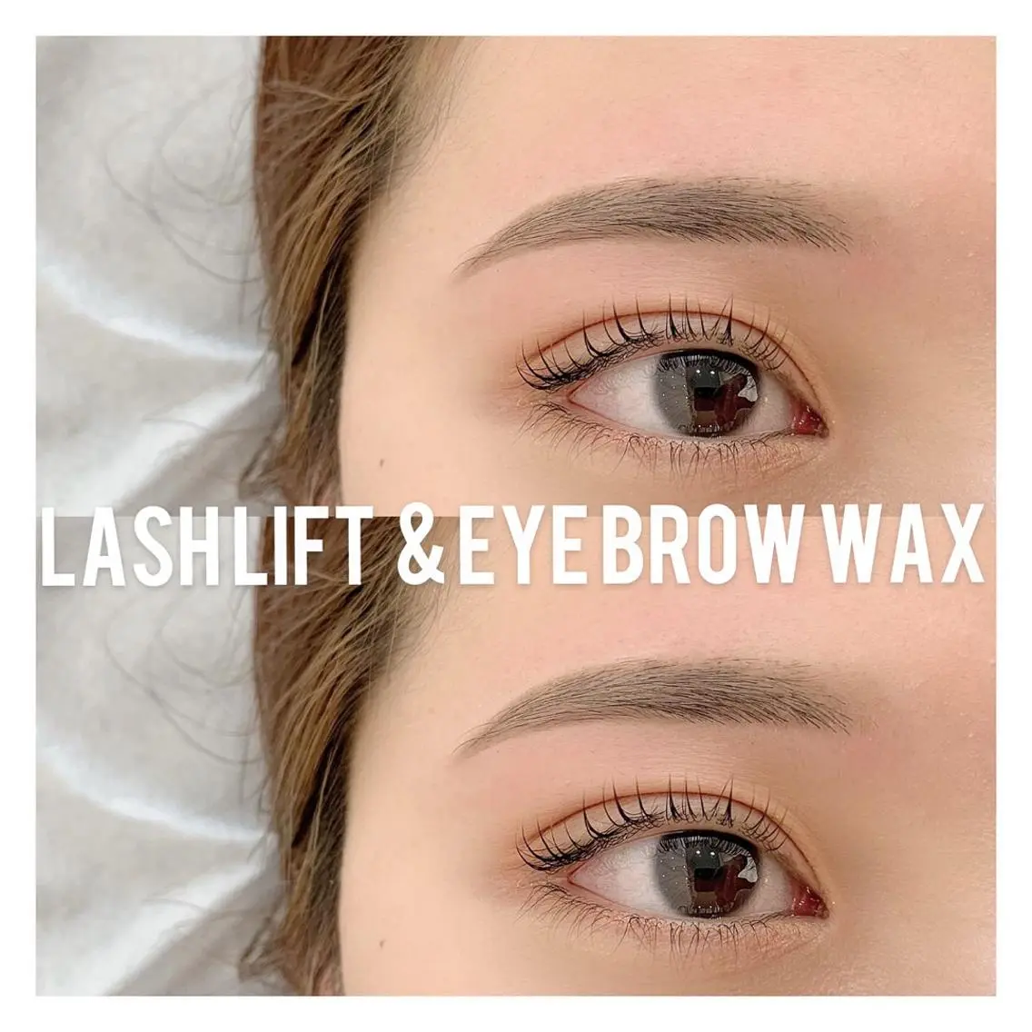 似合わせまつげパーマ+美眉スタイリング(wax+メイク付き)💜の写真