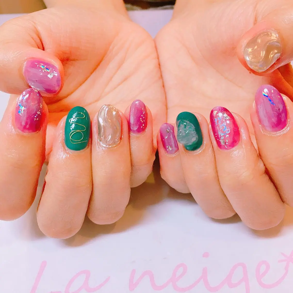ネイル La neige* yuki 🐩🌙のネイルデザイン