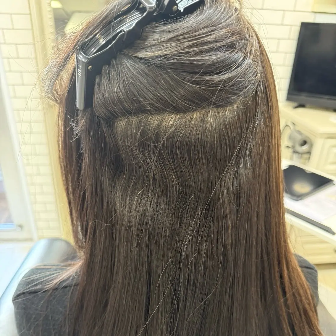 ロング くせ毛 トリートメント 赤み消しカラー🤎✨ 藤川　友希のヘアスタイル