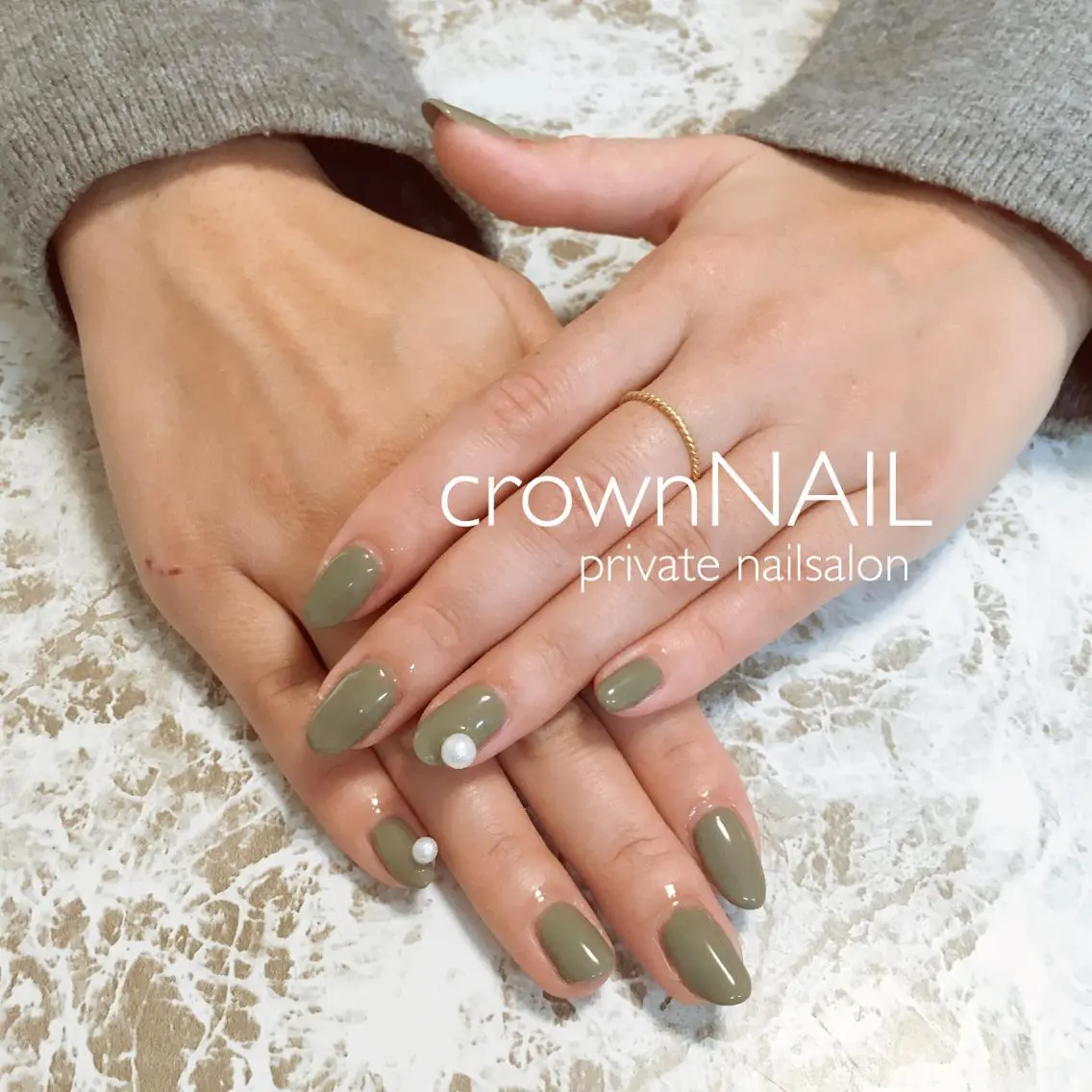 キッズ ネイル ワンカラーネイル シンプルネイル ensowa✱laf NAILのネイルデザイン