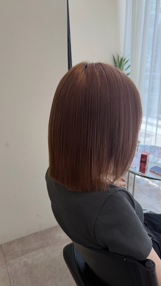 ミディアム defi リカのヘアスタイル