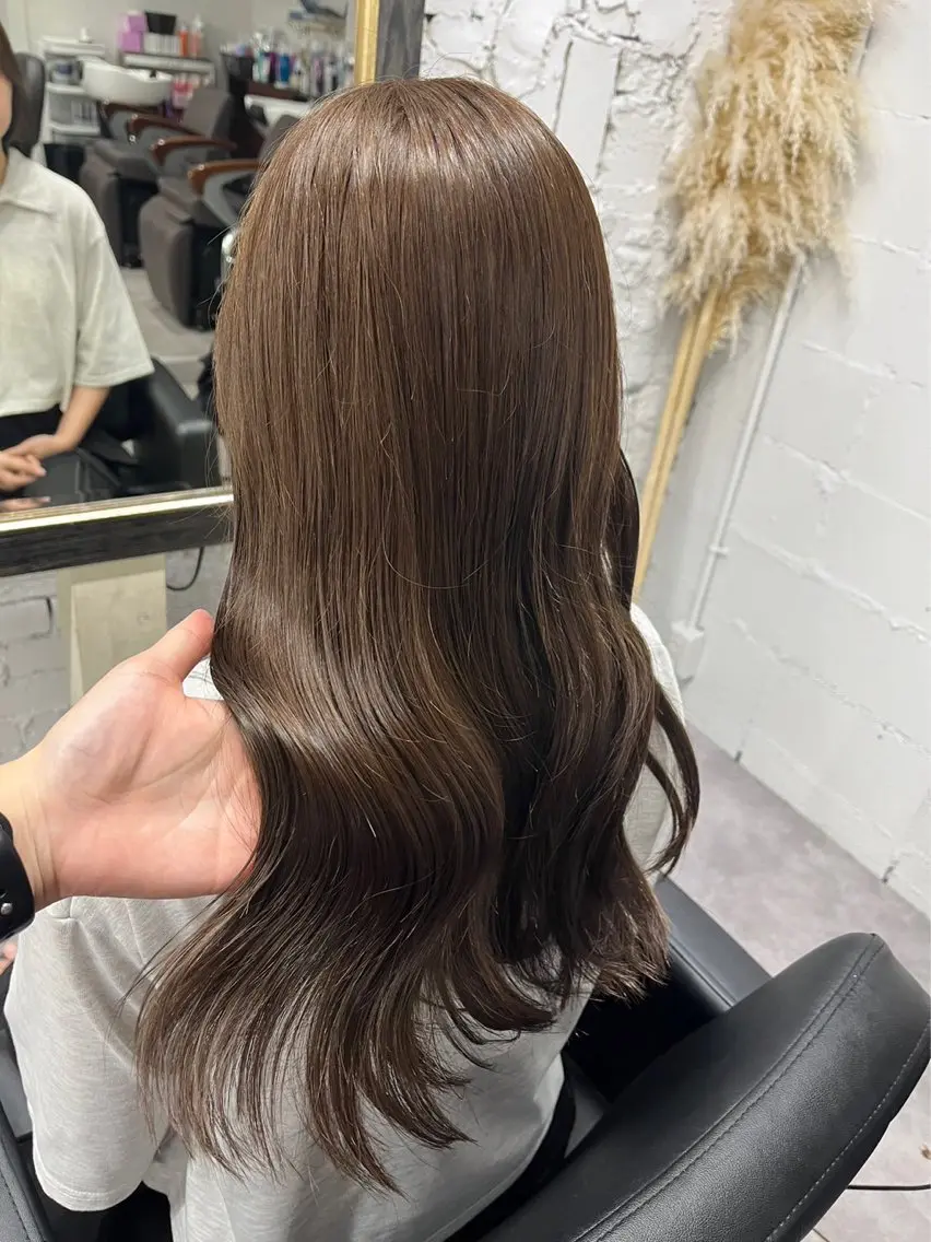 ロング カラー カット ヘアカラー ハイトーン/ダブル カラー/akihoのヘアスタイル
