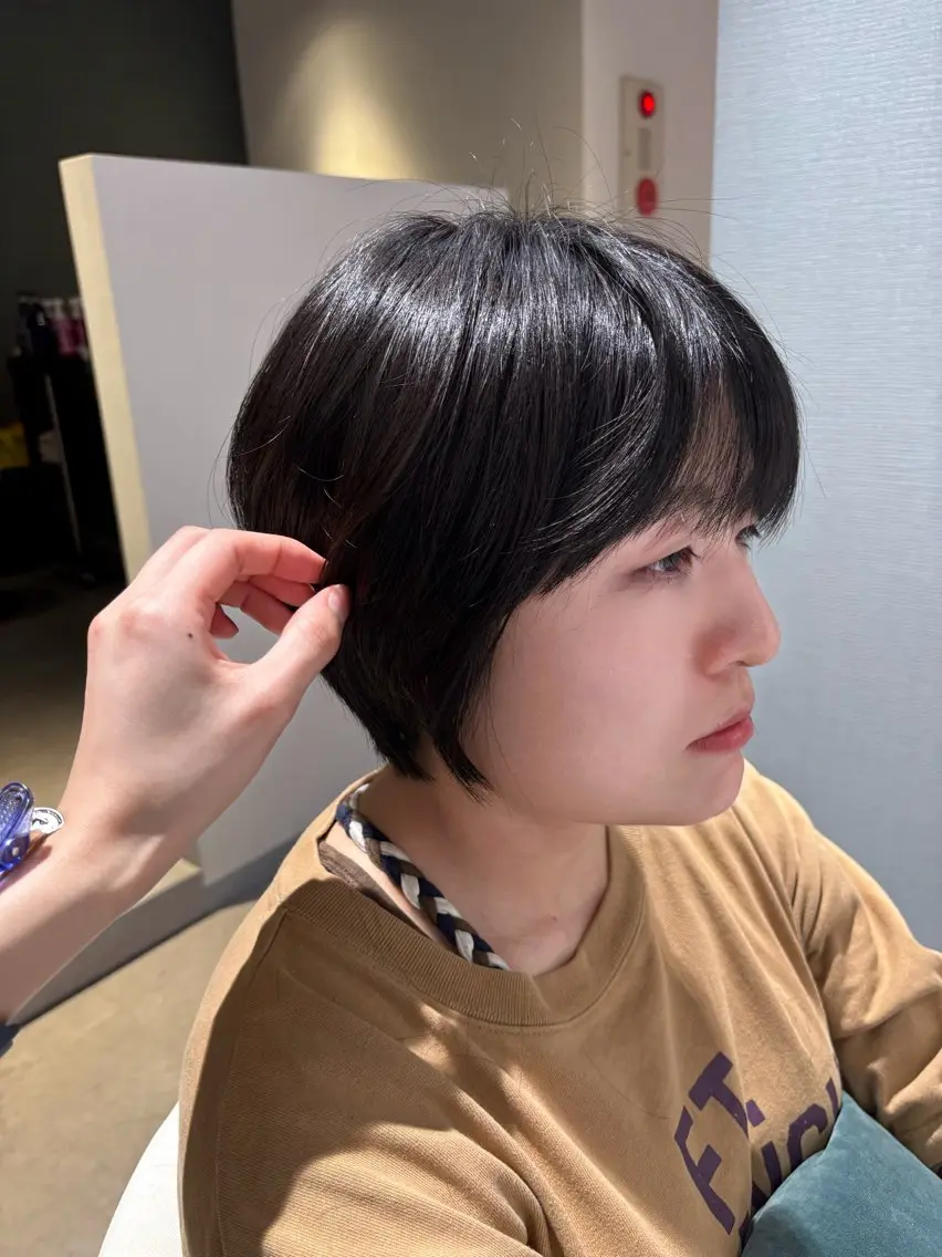 ショート ショートヘア 小顔カット カット 🌸SAORI ボブ/ショート🌸のヘアスタイル
