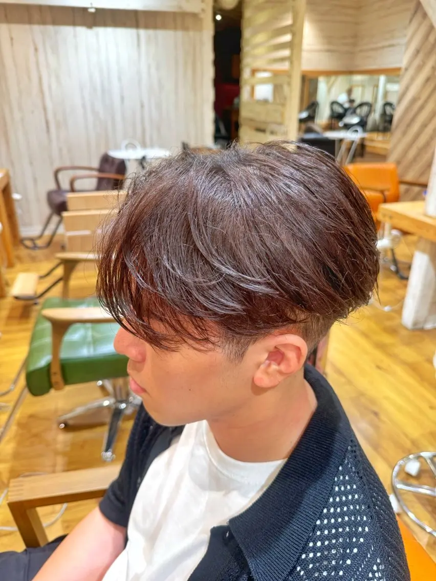 ショート カラー メンズ 増田 祐のヘアスタイル