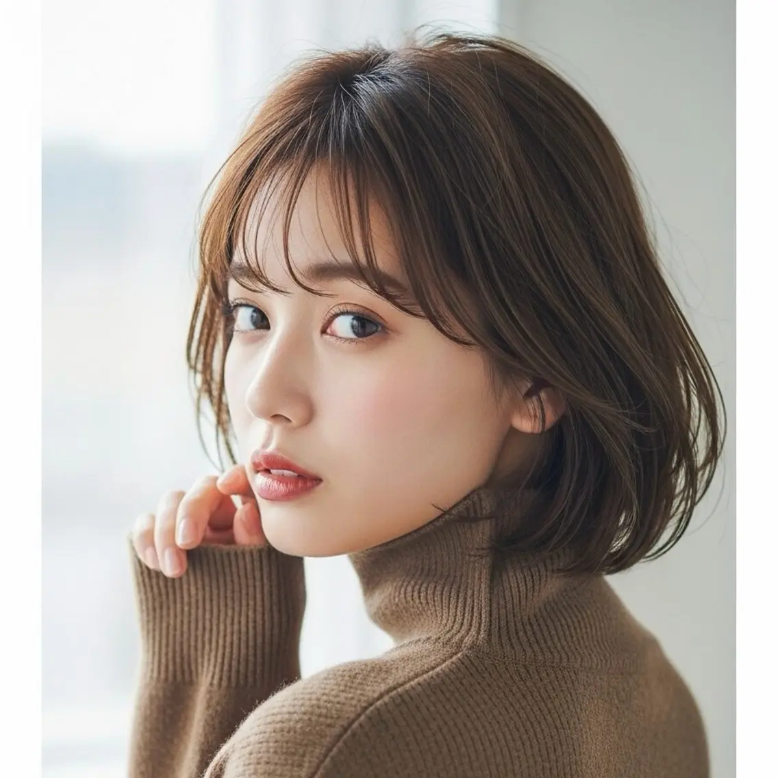 ショート カラー ヘアカラー トリートメント LOVESTOIKE 井上つぐみ/透明感のヘアスタイル