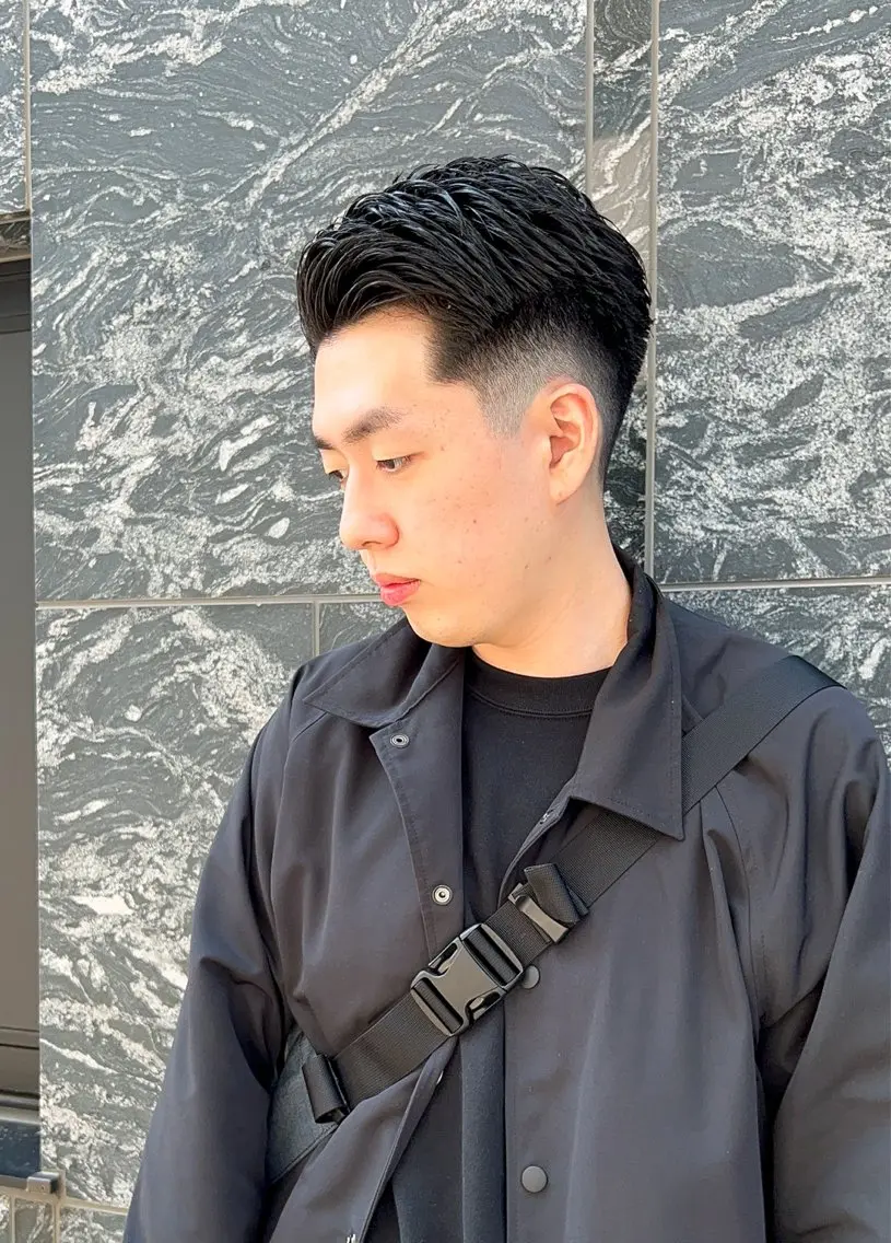 メンズ カット 樋野 亮のヘアスタイル